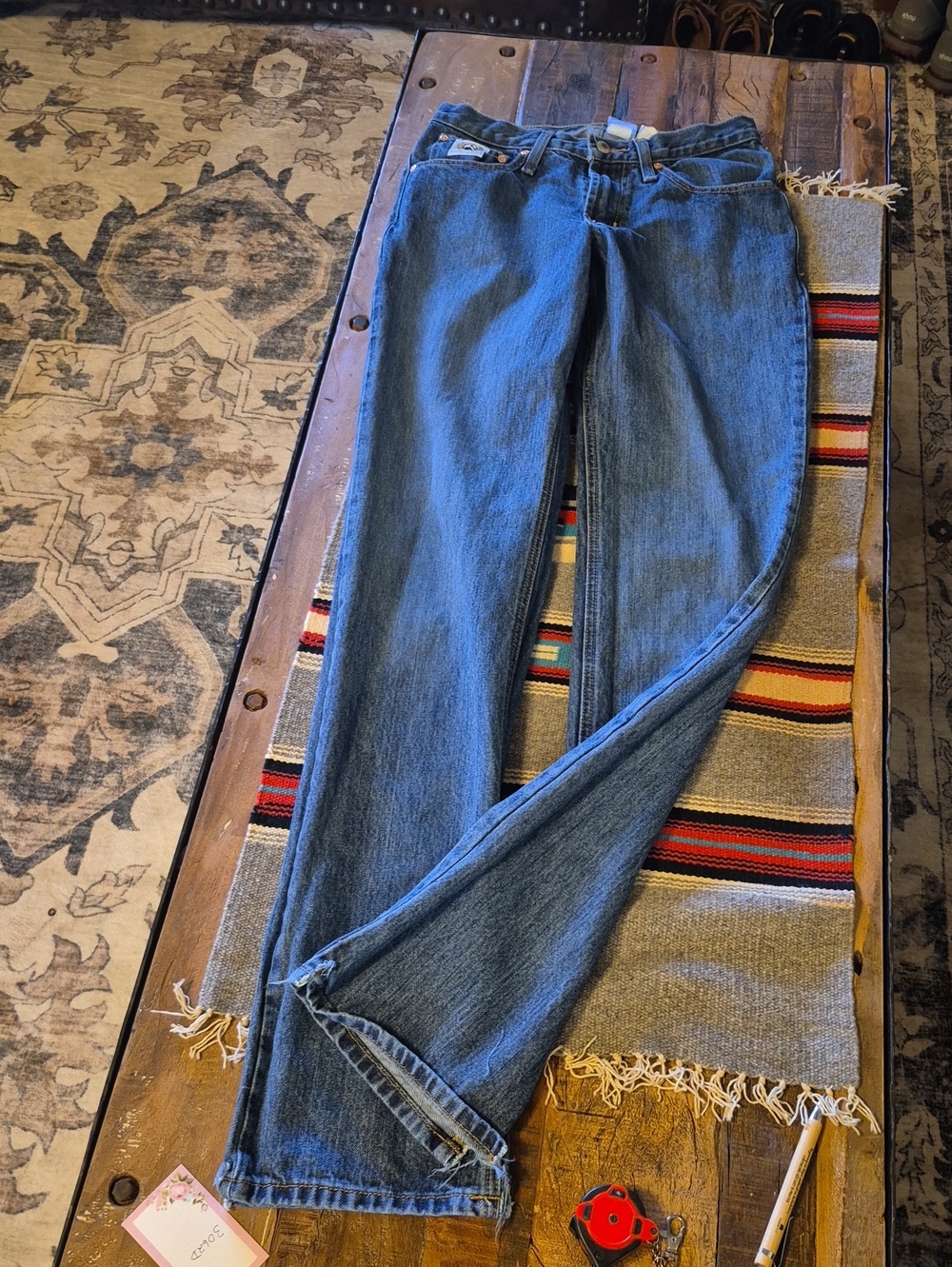 Cinch White Label Sz.29"×38" 9"rise.100% cotton 14.25 oz. rigid denim(#3061D)